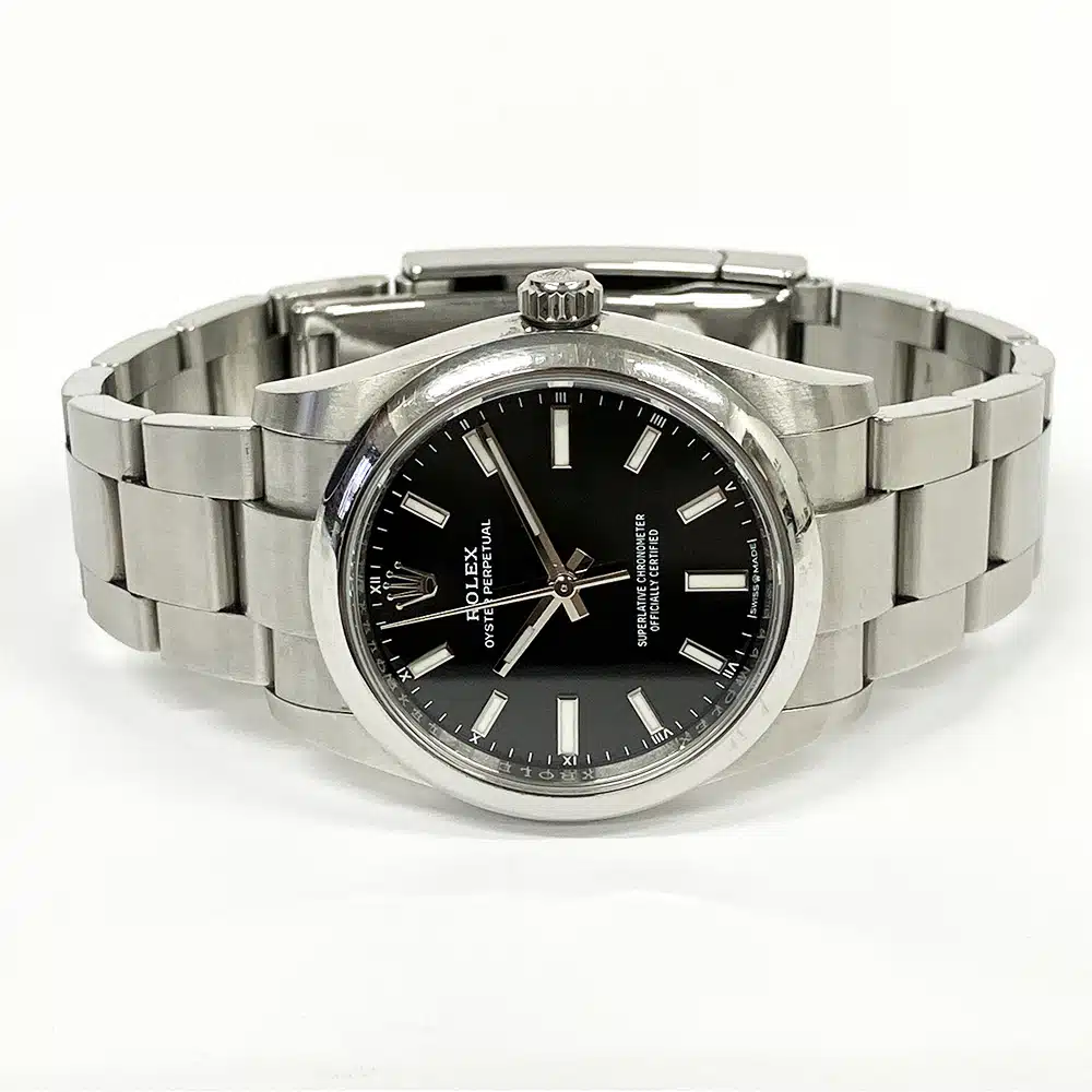 Rolex Oyster Perpetual 34mm 124200 Stainless Steel Watch Black Dial 2020 – image 4