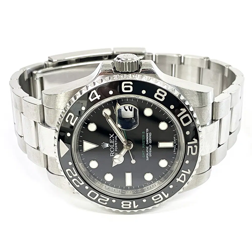 Rolex GMT-Master II Black Dial 40mm Oyster 116710LN Stainless Steel Ceramic Bezel 2011 – image 4