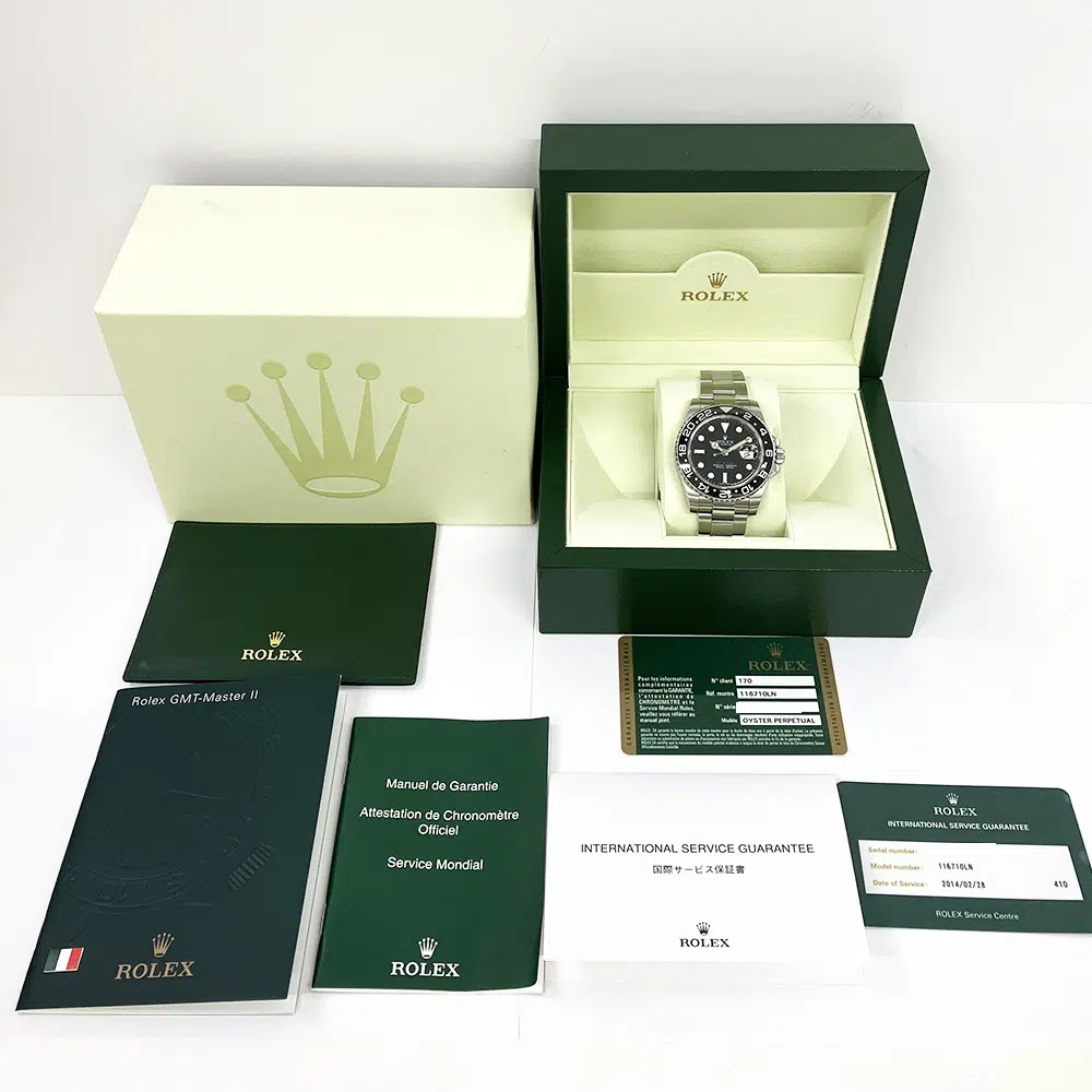Rolex GMT-Master II Black Dial 40mm Oyster 116710LN Stainless Steel Ceramic Bezel 2011 – image 8
