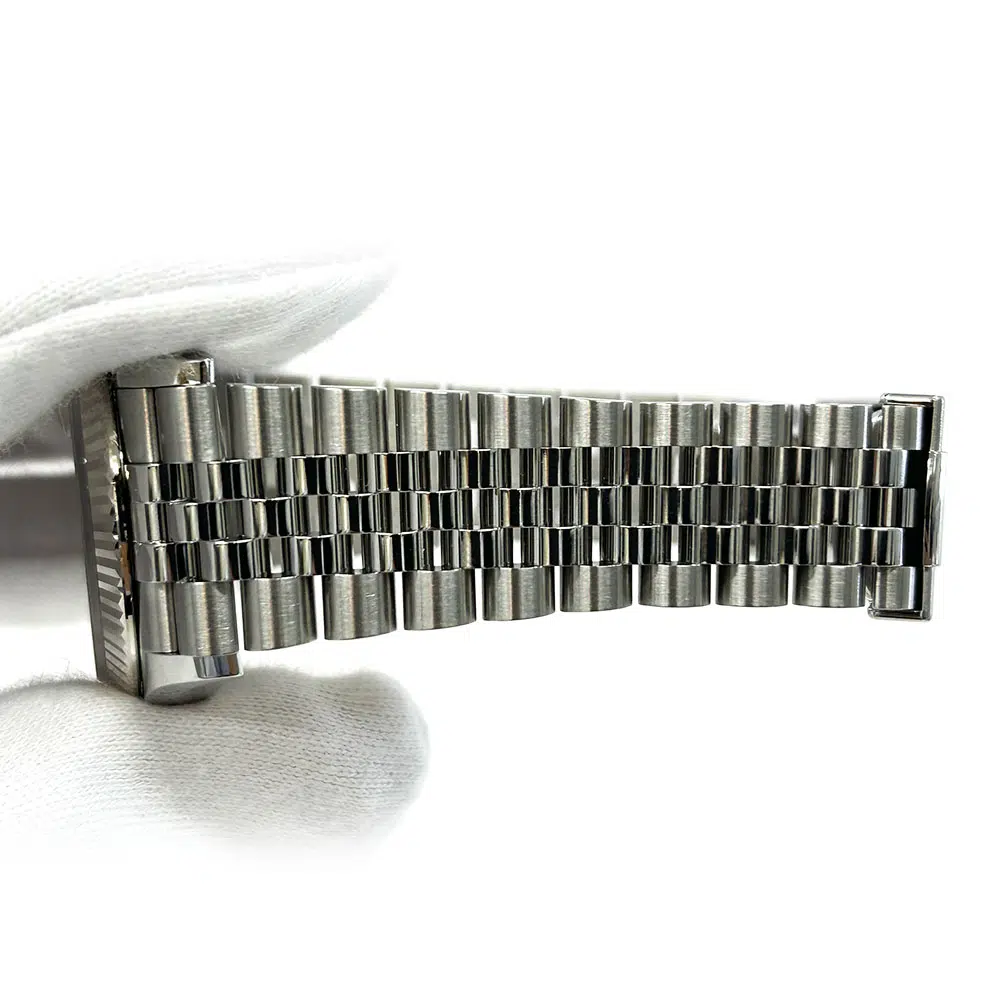 Rolex Datejust 36 Wimbledon Grey 126234  Fluted Bezel Stainless Steel Jubilee 2024 – image 7