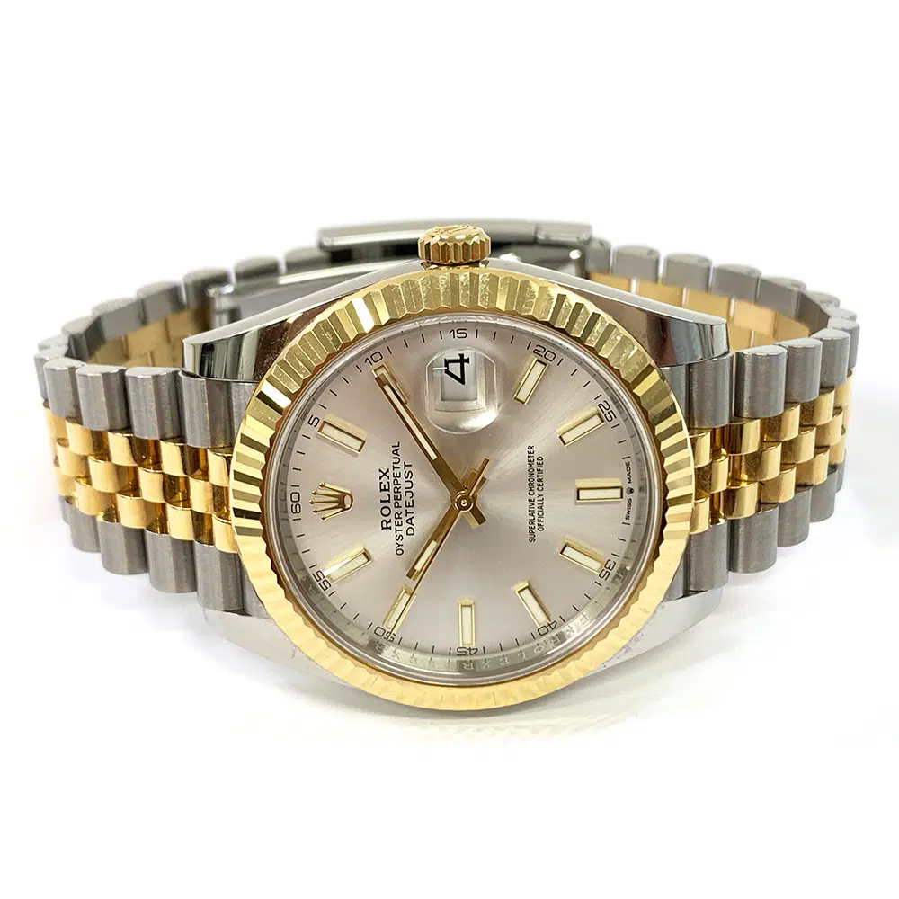 Rolex Datejust 41mm Silver Dial Jubilee 126333 Stainless Steel & Yellow Gold Watch 2022 – image 3