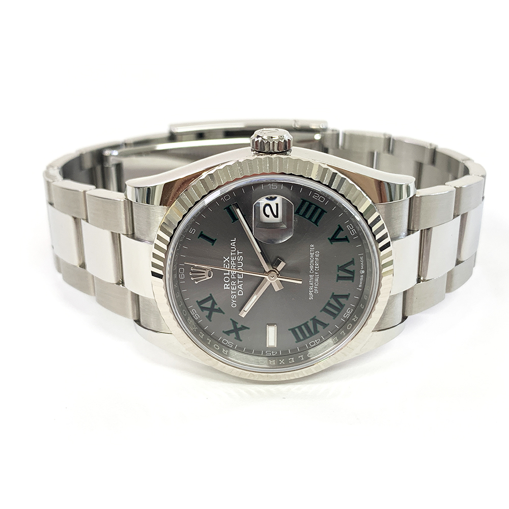 Rolex Oyster Bracelet Datejust 36mm 126234-0046 Stainless Steel Watch Wimbledon Dial MINT 2024