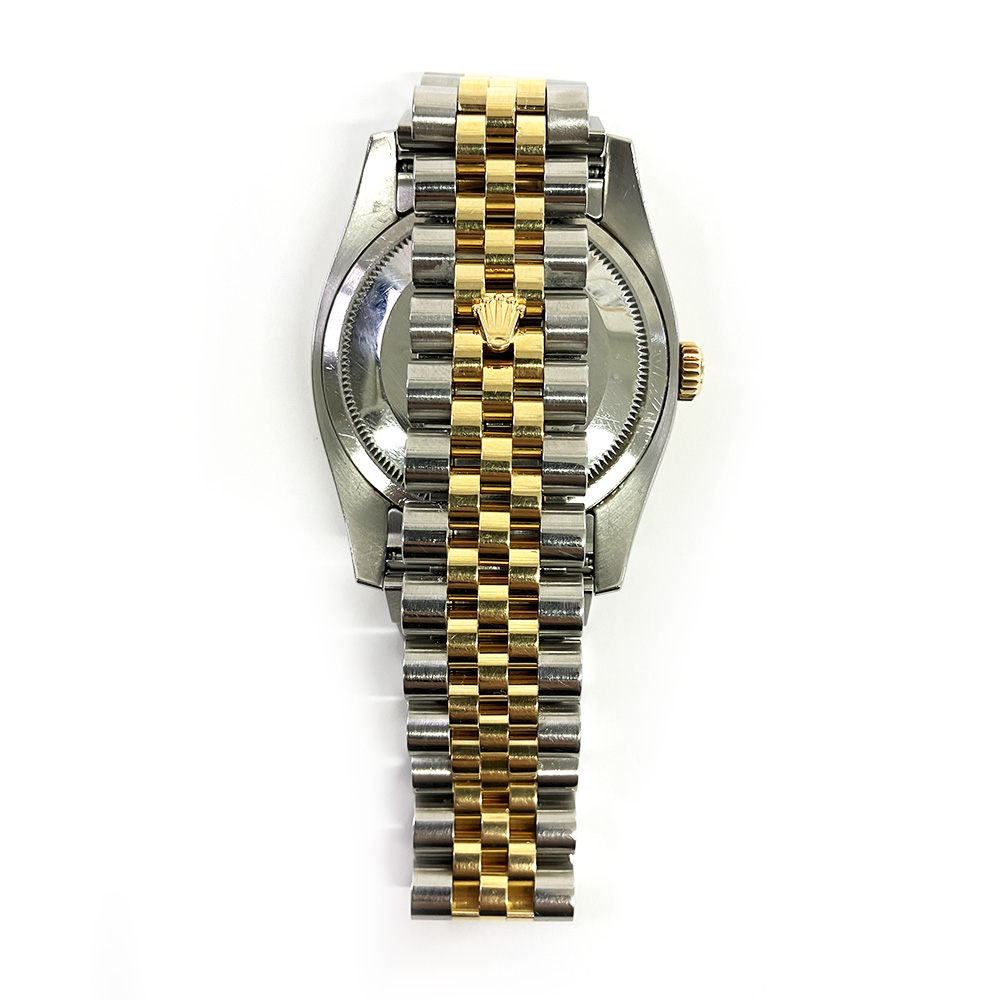 Rolex Datejust Stainless Steel 116233 36mm with Yellow Gold Watch 2012