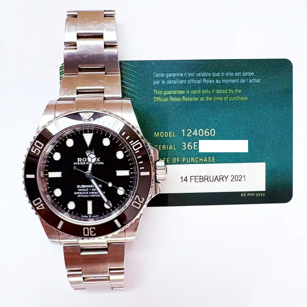Rolex Submariner Men's Watch 124060 Black Dial Oyster Bracelet 2021 – image 3