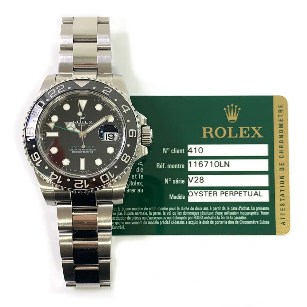 Rolex GMT-Master II 116710LN Black Dial Stainless Steel Oyster Watch 2009 – image 2