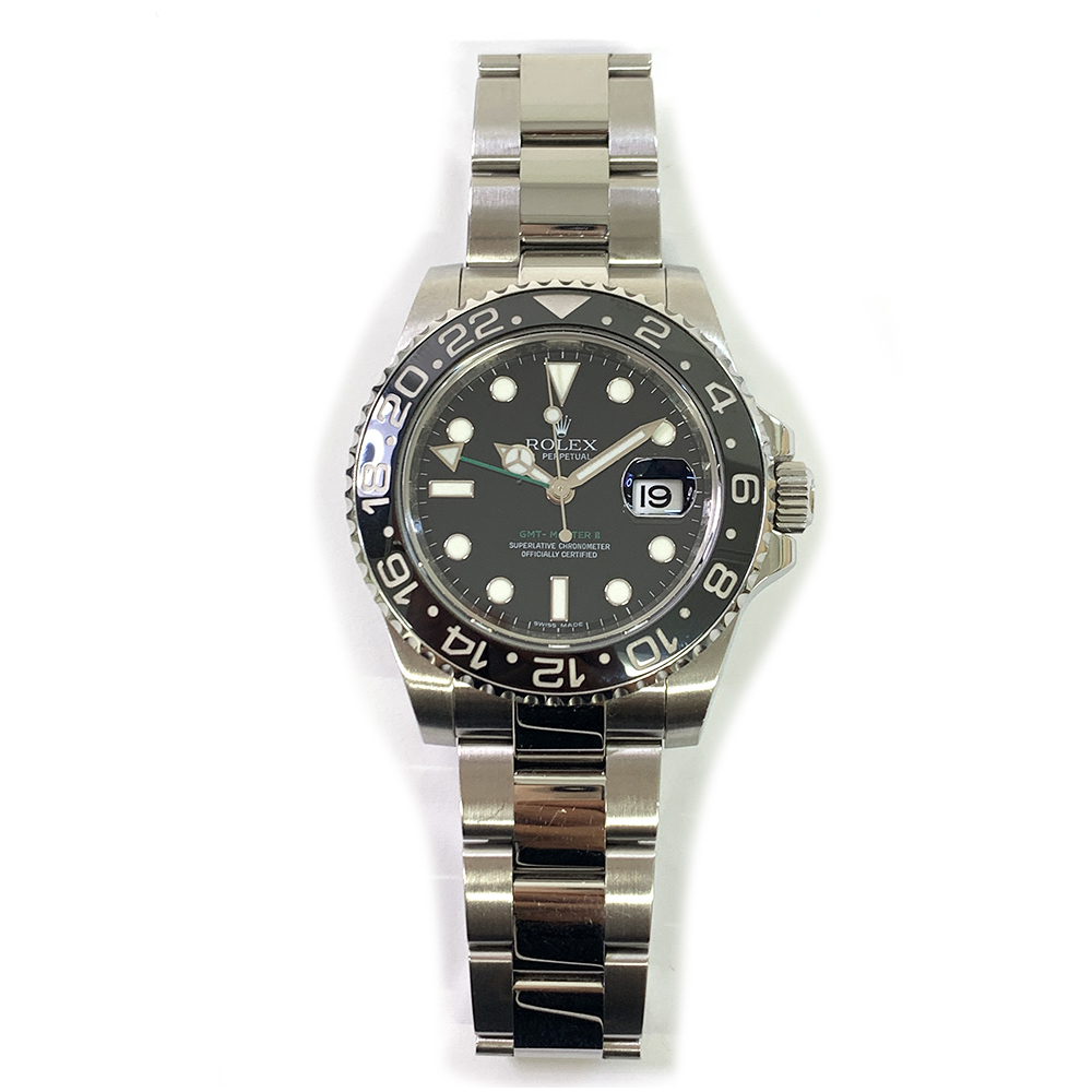Rolex GMT-Master II 116710LN Black Dial Stainless Steel Oyster Watch 2009