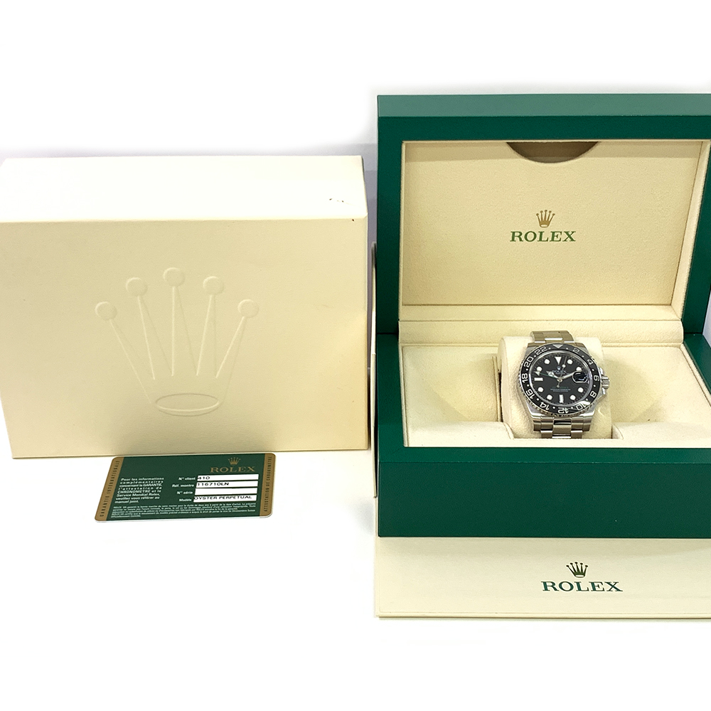 Rolex GMT-Master II 116710LN Black Dial Stainless Steel Oyster Watch 2009