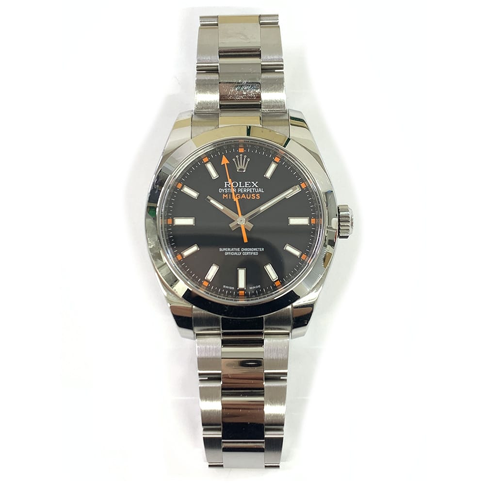 Rolex Milgauss 116400 40mm Stainless Steel with Black Dial Watch 2014
