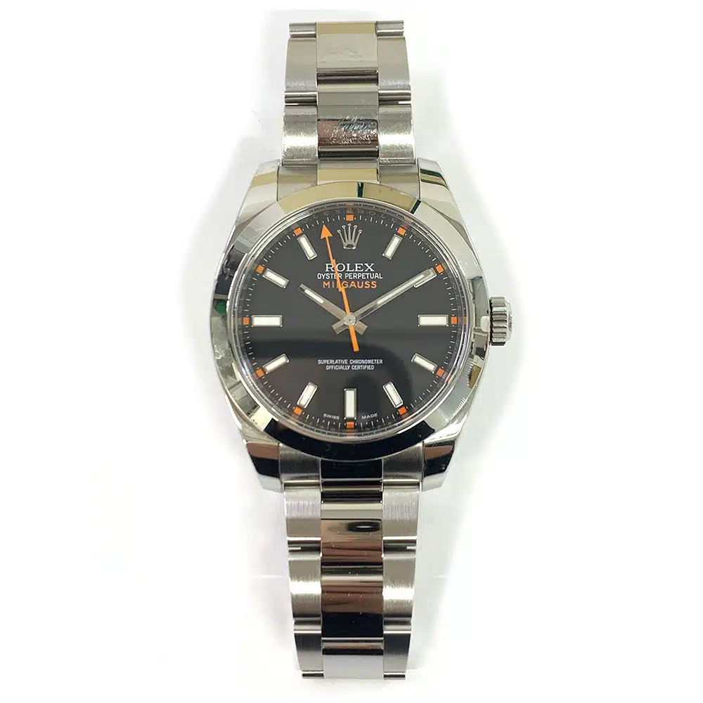 Rolex Milgauss 116400 40mm Stainless Steel with Black Dial Watch 2014 – image 3