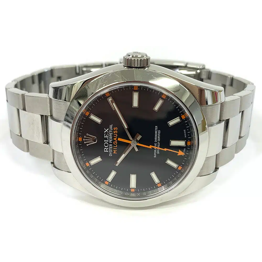 Rolex Milgauss 116400 40mm Stainless Steel with Black Dial Watch 2014 – image 4