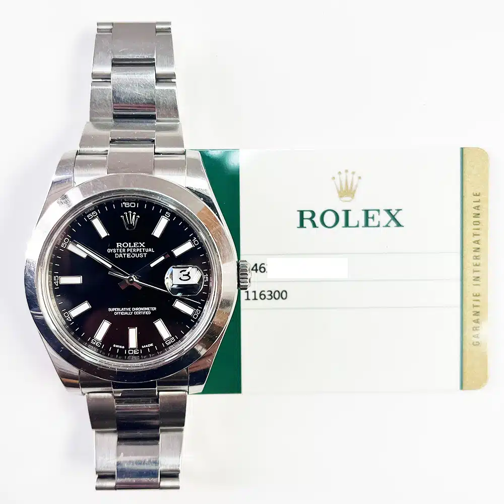 Rolex Datejust II 116300-0001 41mm Stainless Steel with Black Dial Watch 2015 – image 2