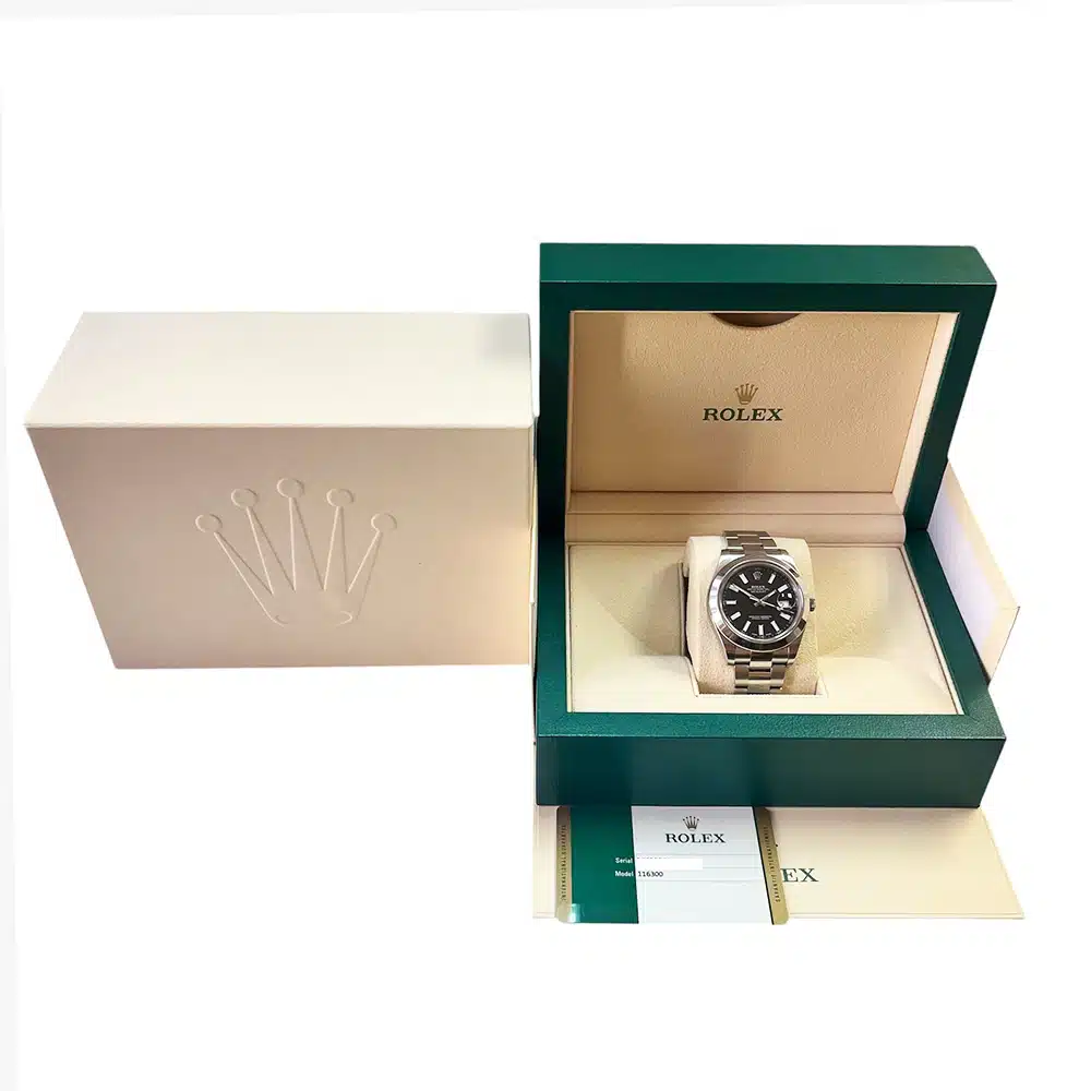 Rolex Datejust II 116300-0001 41mm Stainless Steel with Black Dial Watch 2015 – image 7