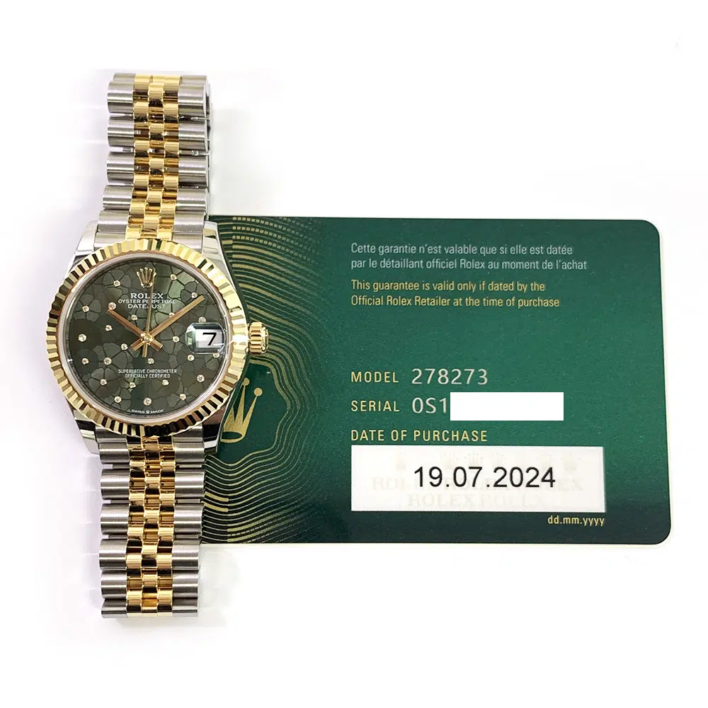 Rolex Datejust 278273 31mm Stainless Steel/Yellow Gold with Green Dial Watch 2024 – image 2