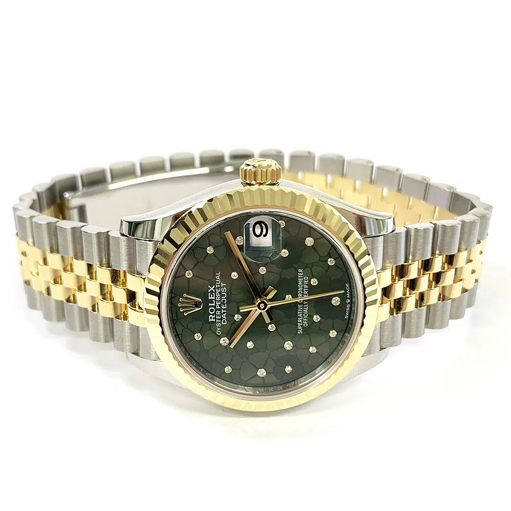 Rolex Datejust 278273 31mm Stainless Steel/Yellow Gold with Green Dial Watch 2024 – image 4