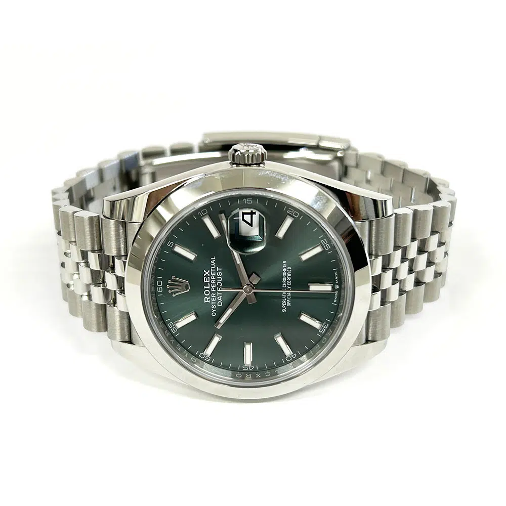 Rolex Datejust Jubilee Bracelet Green 126300 Stainless Steel Men's Watch 2024 – image 4