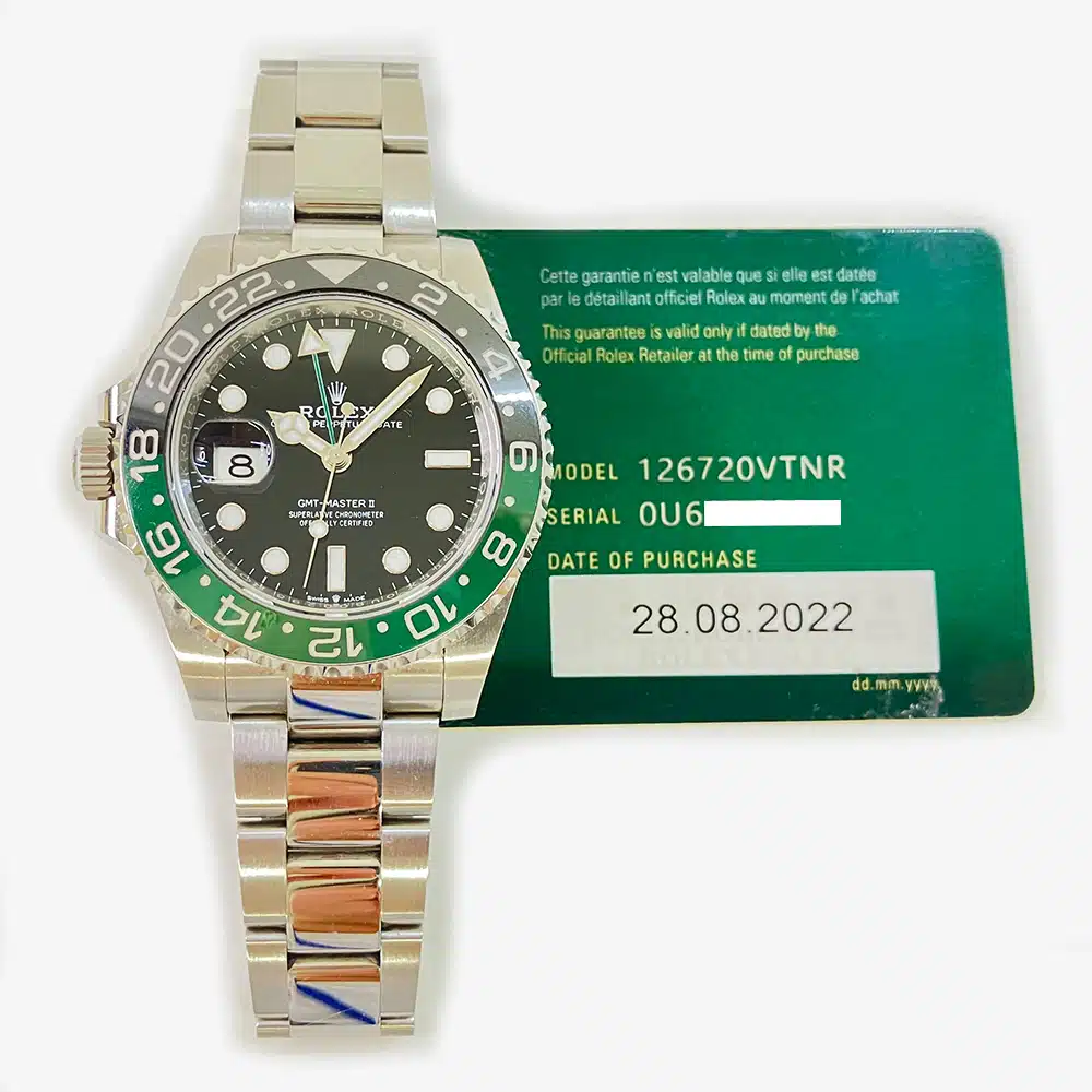 Rolex GMT-Master II 126720VTNR Sprite, Oyster bracelet, wrist view