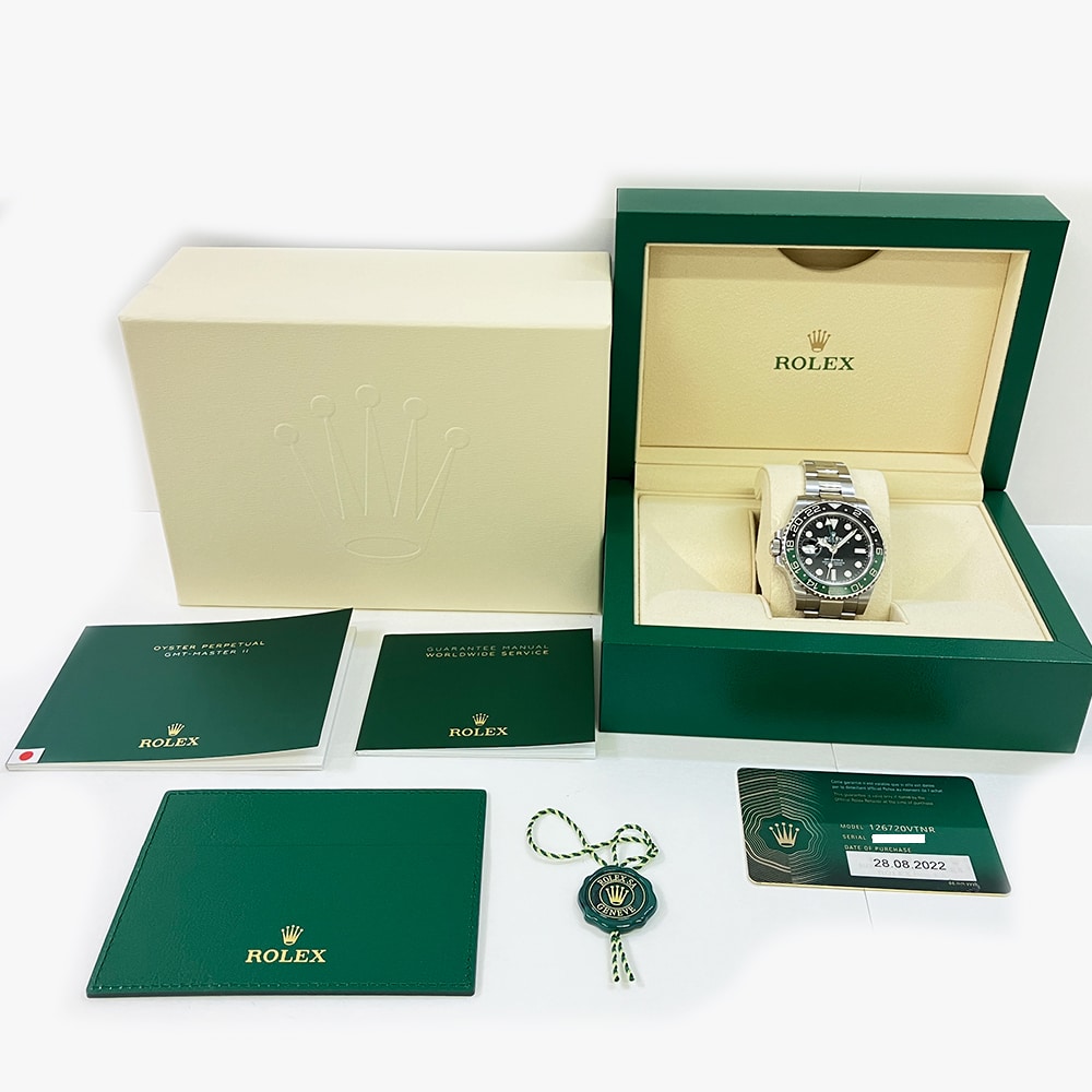 Rolex GMT-Master II Oyster 40mm 126720VTNR Stainless Steel Watch Black Dial 2022