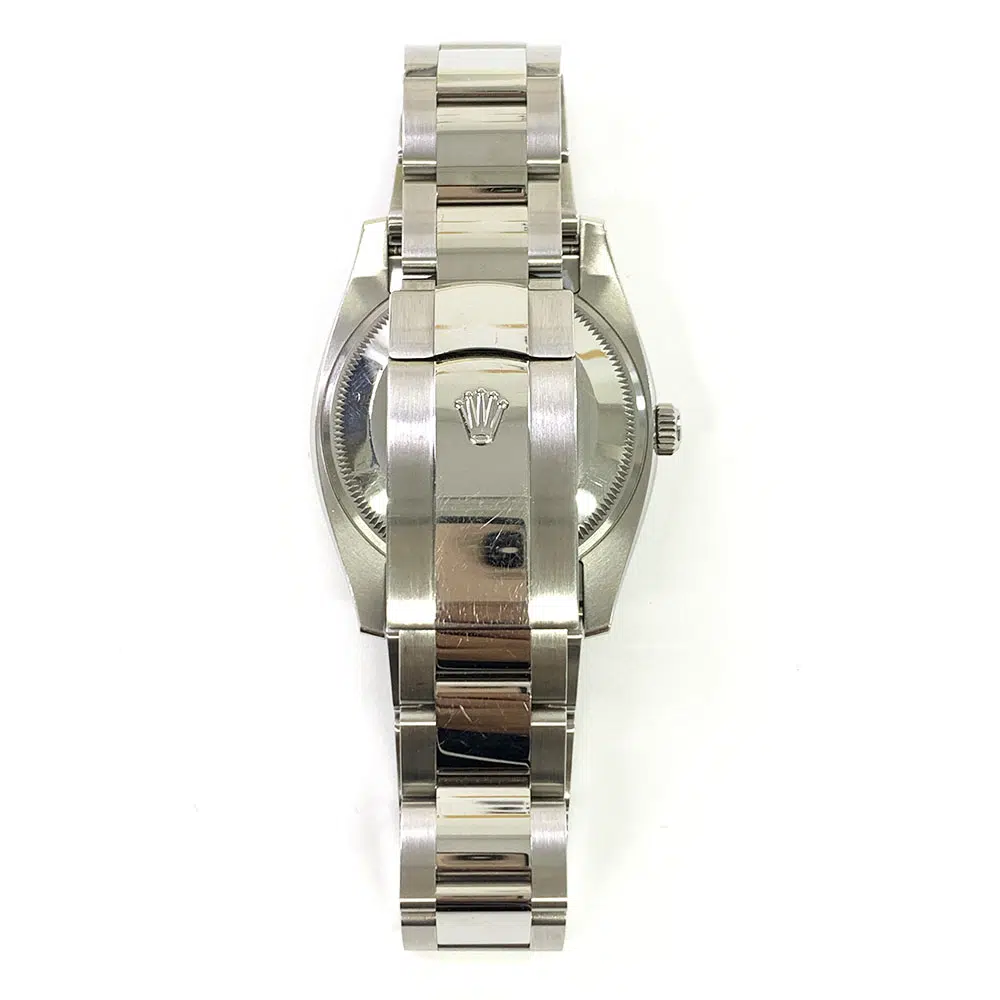 Rolex Oyster Perpetual Date 34mm Oyster 115200 Stainless Steel Watch Silver Index Dial 2020 – image 5