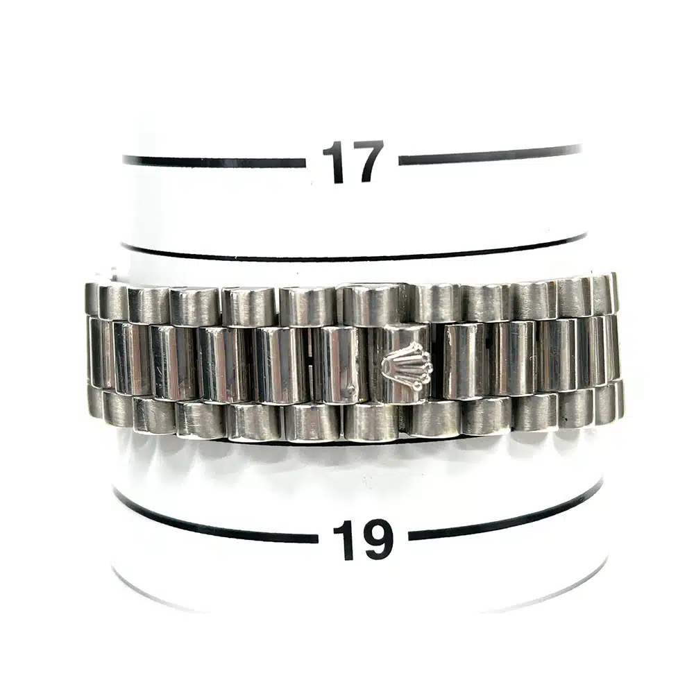Rolex Day-Date 36 18239 White Gold with Silver Diamond Dial Watch – image 5