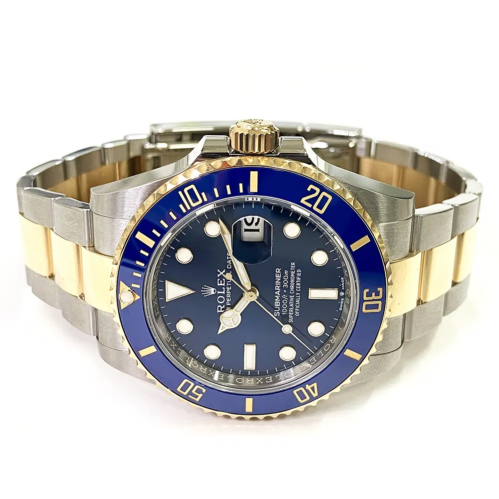 Rolex Submariner Date 41mm Oyster 126613LB Stainless Steel and Yellow Gold Watch Blue Dial – image 4