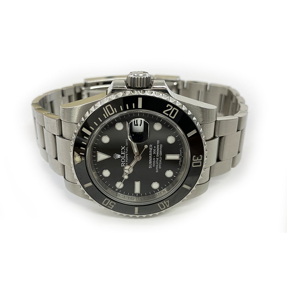 Rolex Submariner Date 40mm 116610LN Oyster Stainless Steel with Black Dial Watch 2015