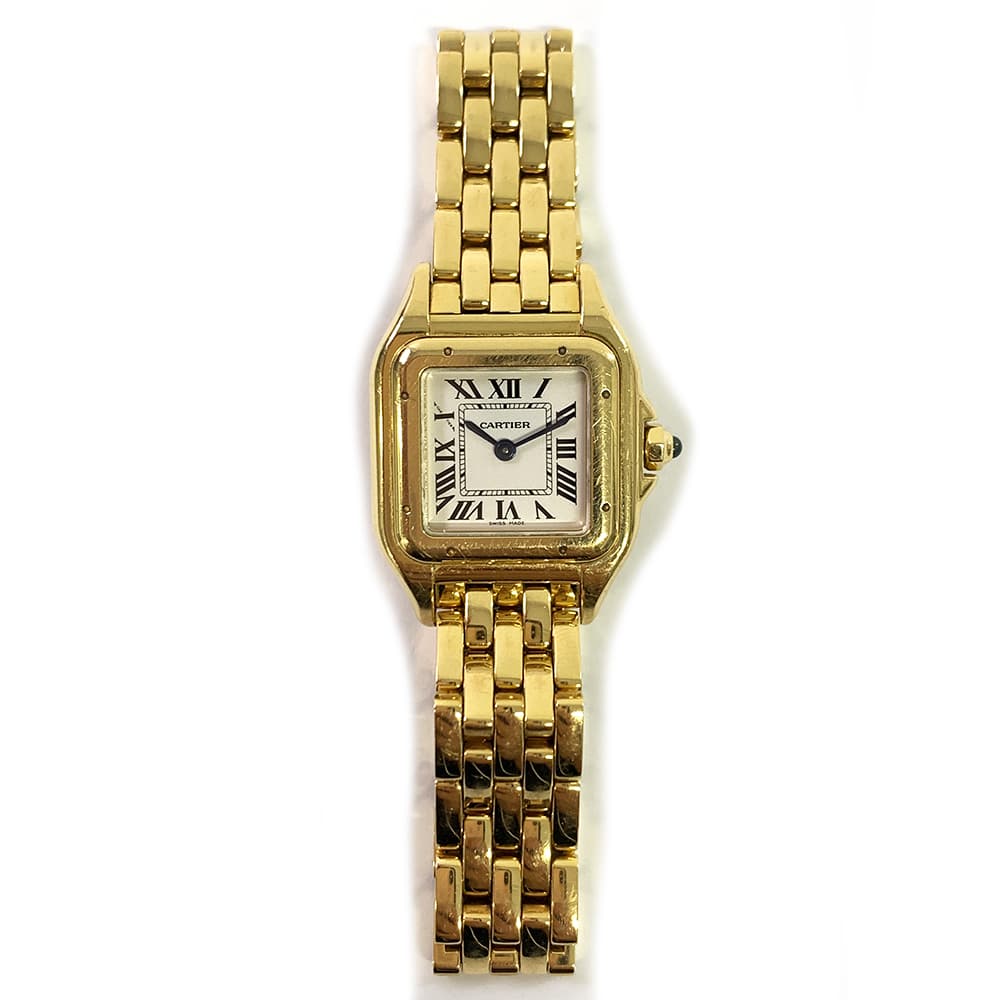 Cartier Panthere WGPN0008 22mm Yellow Gold with White Dial Ladies Watch
