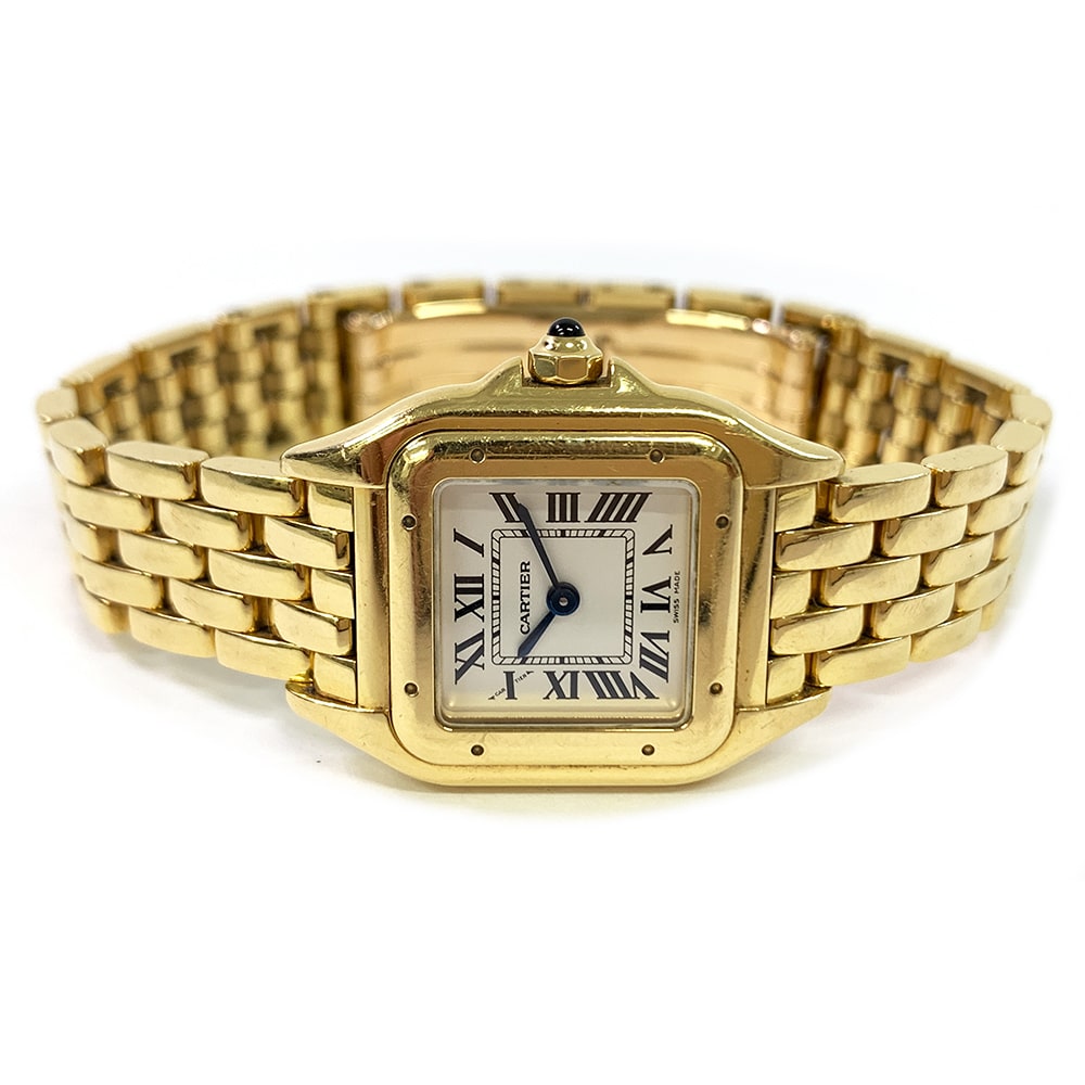 Cartier Panthere WGPN0008 22mm Yellow Gold with White Dial Ladies Watch