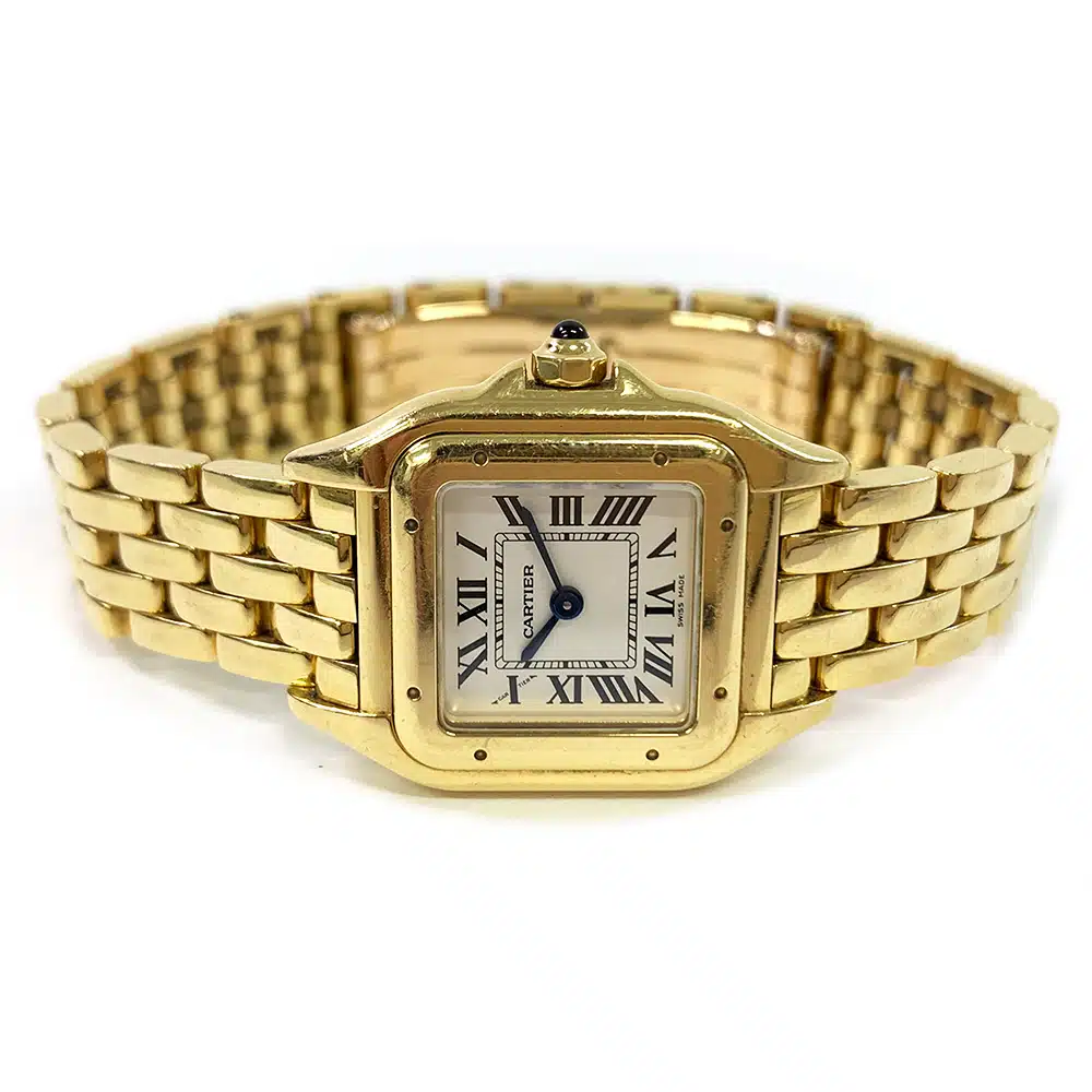Cartier Panthere WGPN0008 22mm Yellow Gold with White Dial Ladies Watch – image 3