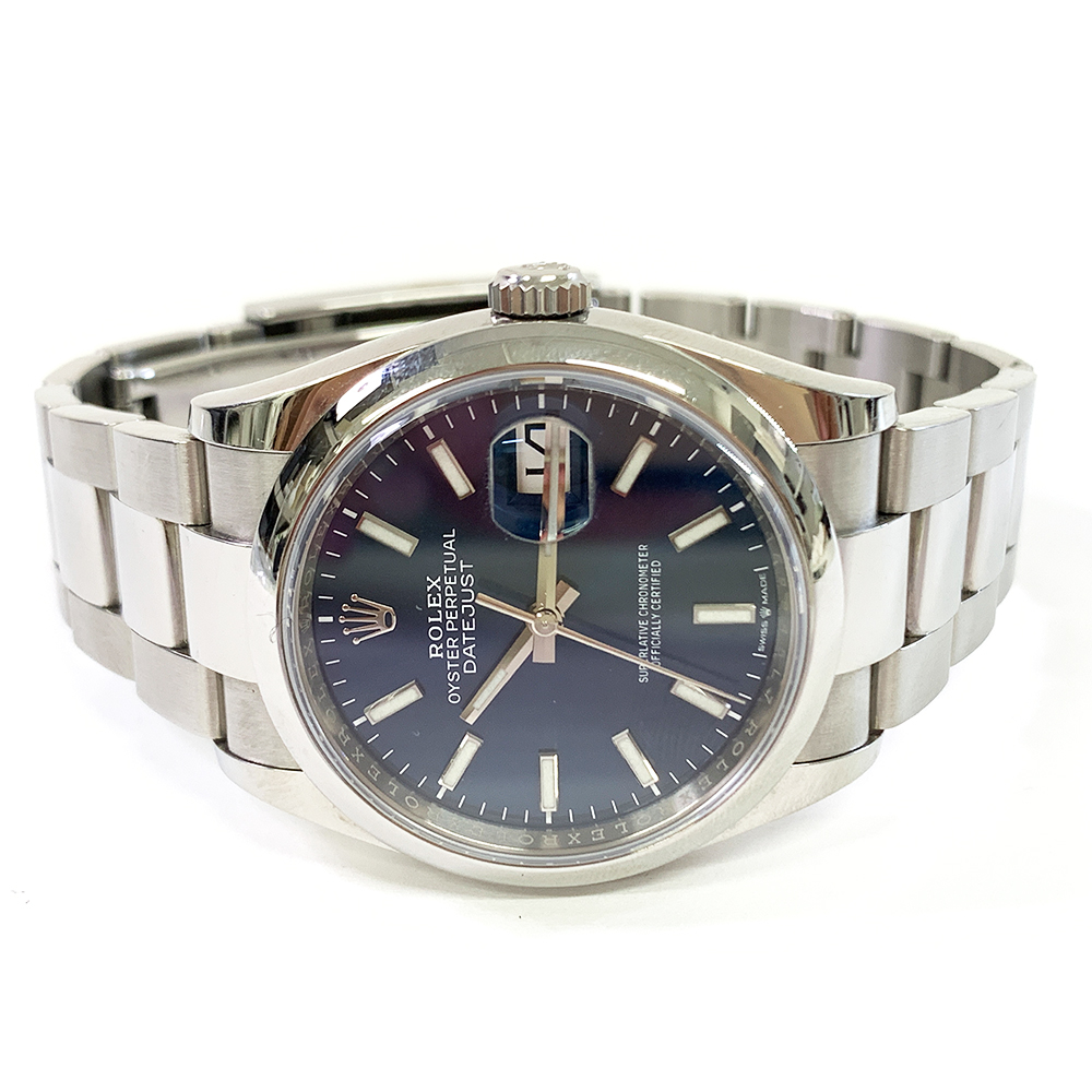 Rolex Datejust Blue Dial 36mm 126200 Oyster Stainless Steel Oyster Watch 2020