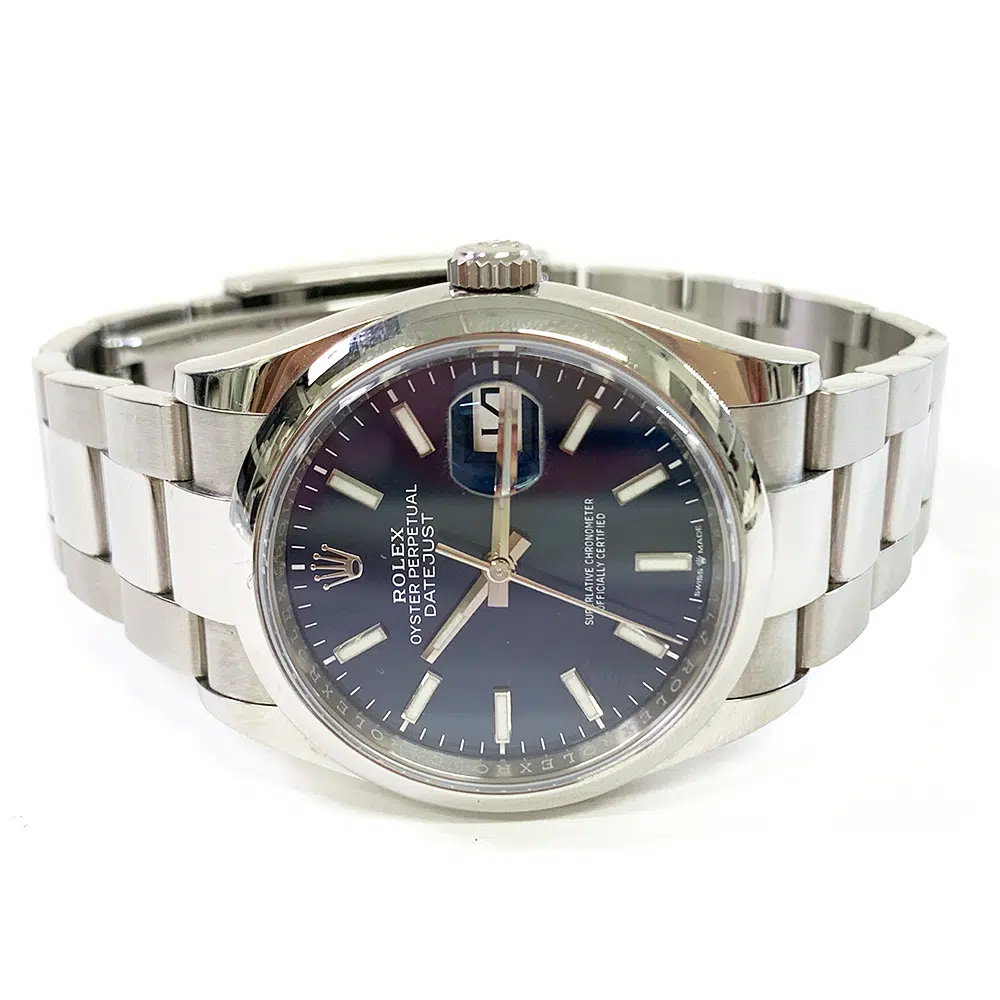 Rolex Datejust Blue Dial 36mm 126200 Oyster Stainless Steel Oyster Watch  2020 – image 4