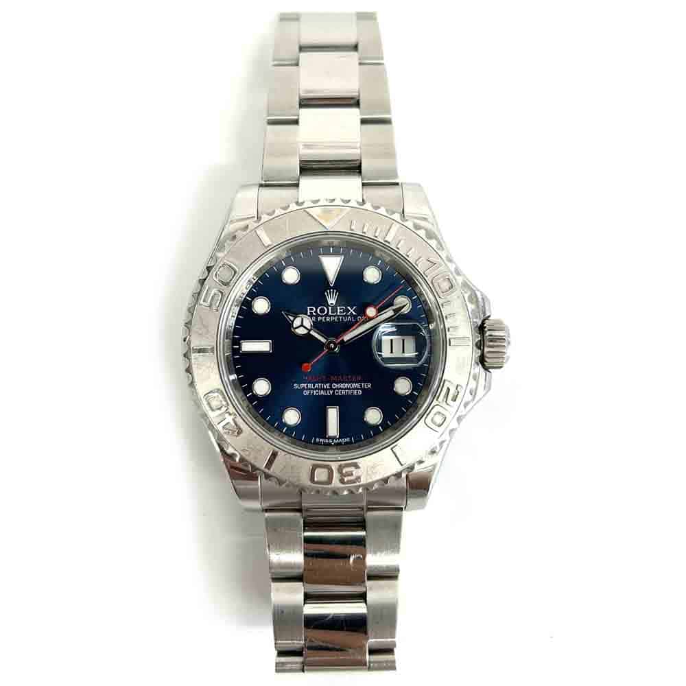 Rolex Yacht-Master 116622 40mm Oyster 116622 Stainless Steel & Platinum Watch Blue Dial 2015