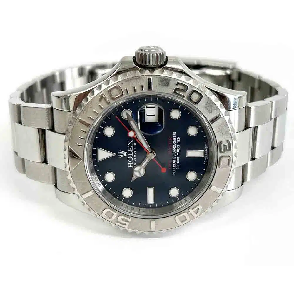 Rolex Yacht-Master 116622 40mm Oyster 116622 Stainless Steel & Platinum Watch Blue Dial 2015 – image 4