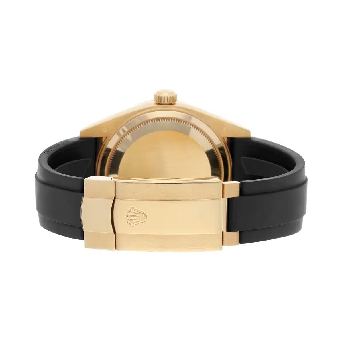 Rolex Sky-Dweller 326238 18k Yellow Gold Oysterflex Watch Black Dial – image 8