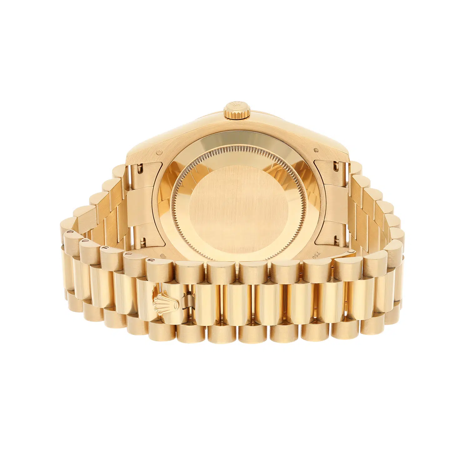 Rolex Day-Date II 218238-0037 Yellow Gold Watch White Roman Dial Complete – image 6
