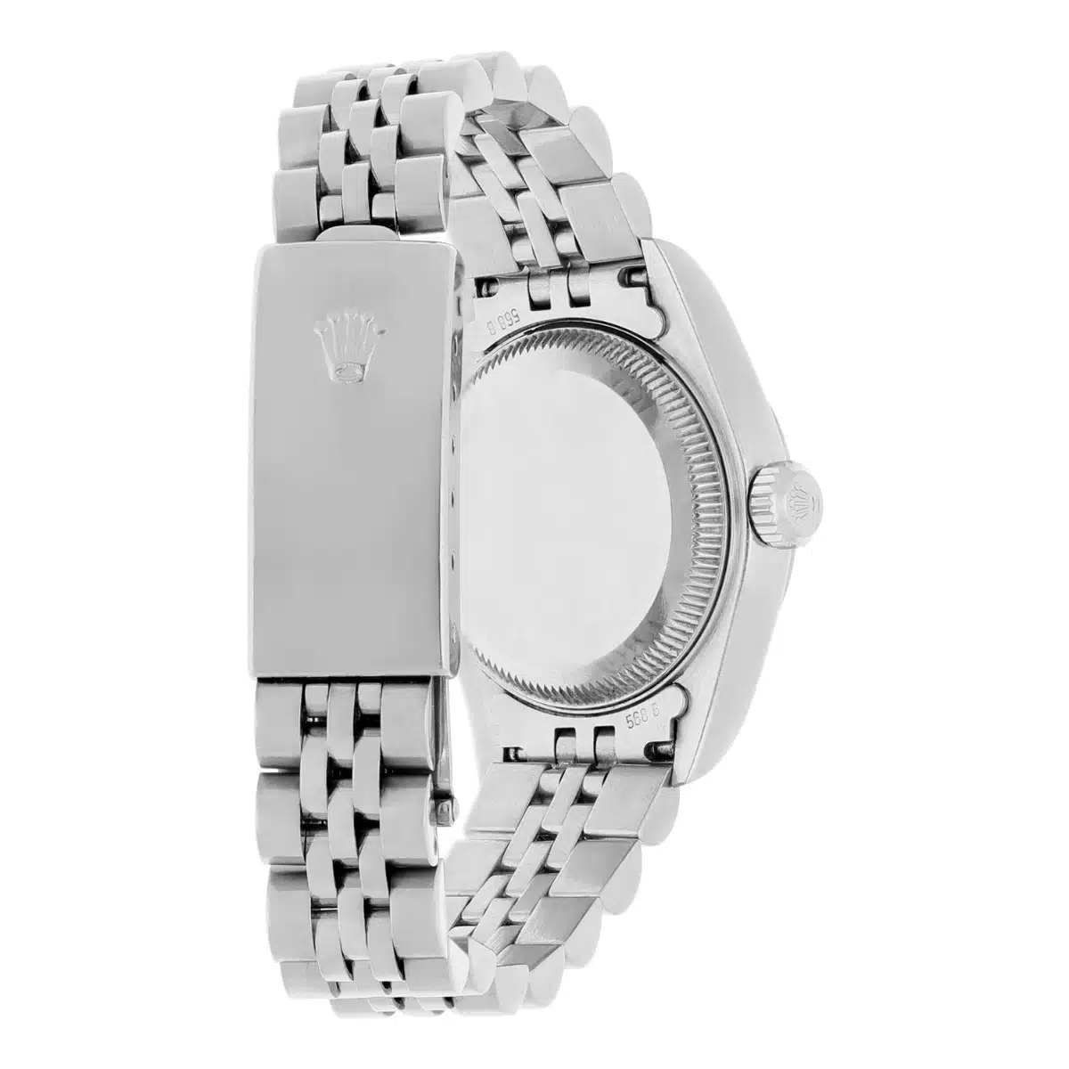 Rolex Ladies Datejust 26mm Silver Dial Fluted Bezel Jubilee Watch 69174 – image 8