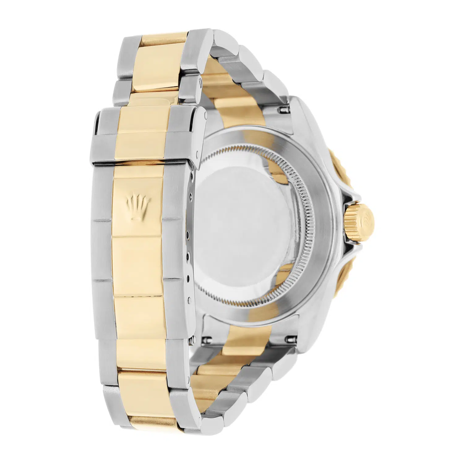 Rolex Submariner Date 18k Yellow Gold/Steel Serti Gold Diamond Dial Mens Watch 16613 – image 7