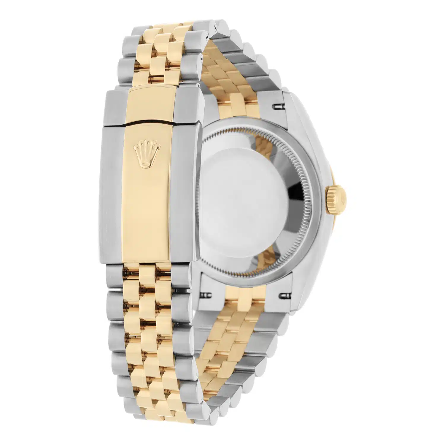 Rolex Datejust 36 18K Yellow Gold Fluted Bezel White Index Dial Jubilee Stainless Steel 126233 - 2020 – image 7