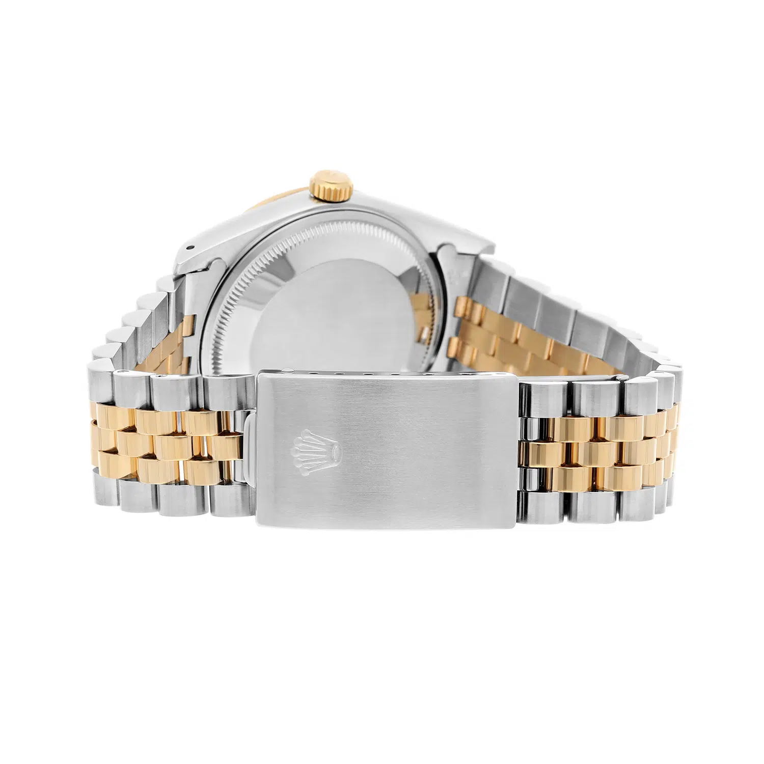 Rolex Date 15223 Steel Yellow Gold Watch Engine Turned Bezel Champagne Dial 1991 – image 7