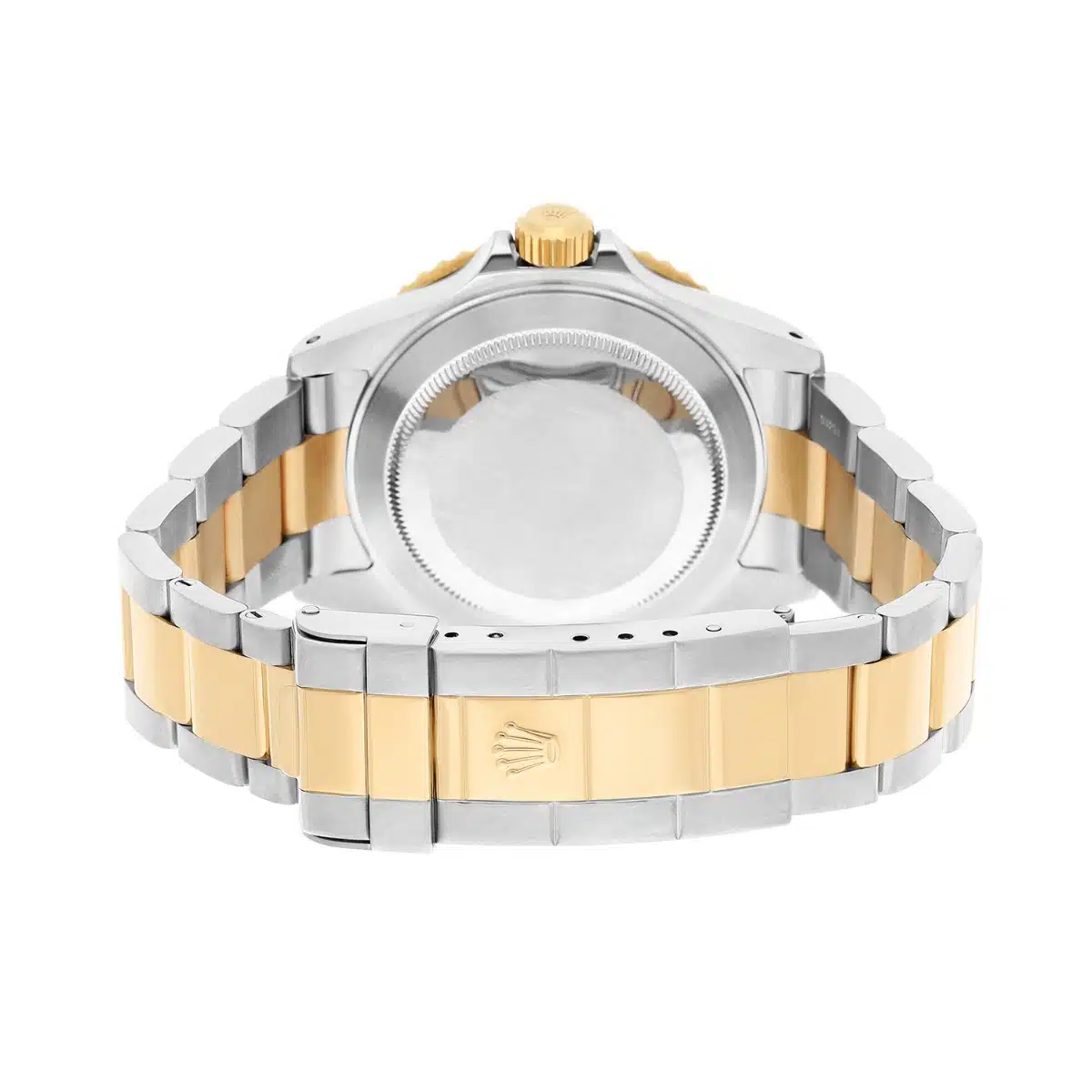 Rolex Steel & 18K Yellow Gold 40mm Submariner Black 16613N 18K Gold Buckle B/P – image 8