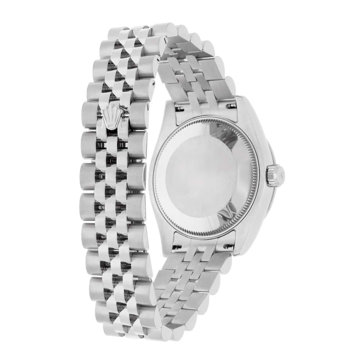 Rolex Ladies Datejust 178344 31mm Pink Dial Scattered Diamond Bezel Jubilee Band