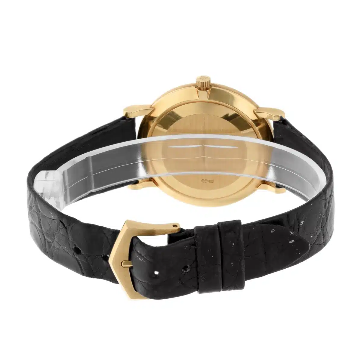 Patek Philippe 18K Yellow Gold 33mm Calatrava # 3919-J Leather Strap – image 7