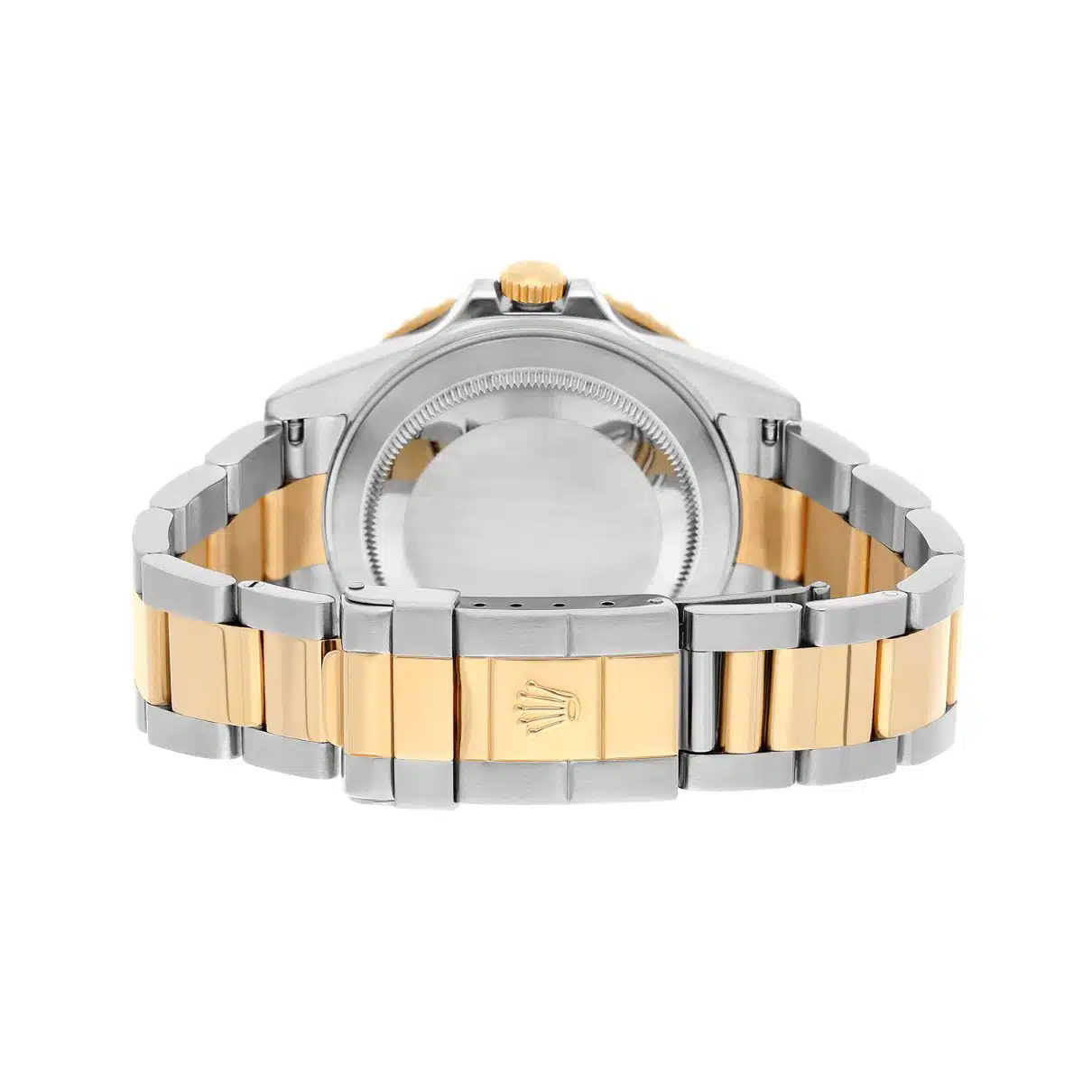 Rolex GMT Master II Black Dial Yellow Gold Steel Mens Watch 16713 Complete 2008 – image 7