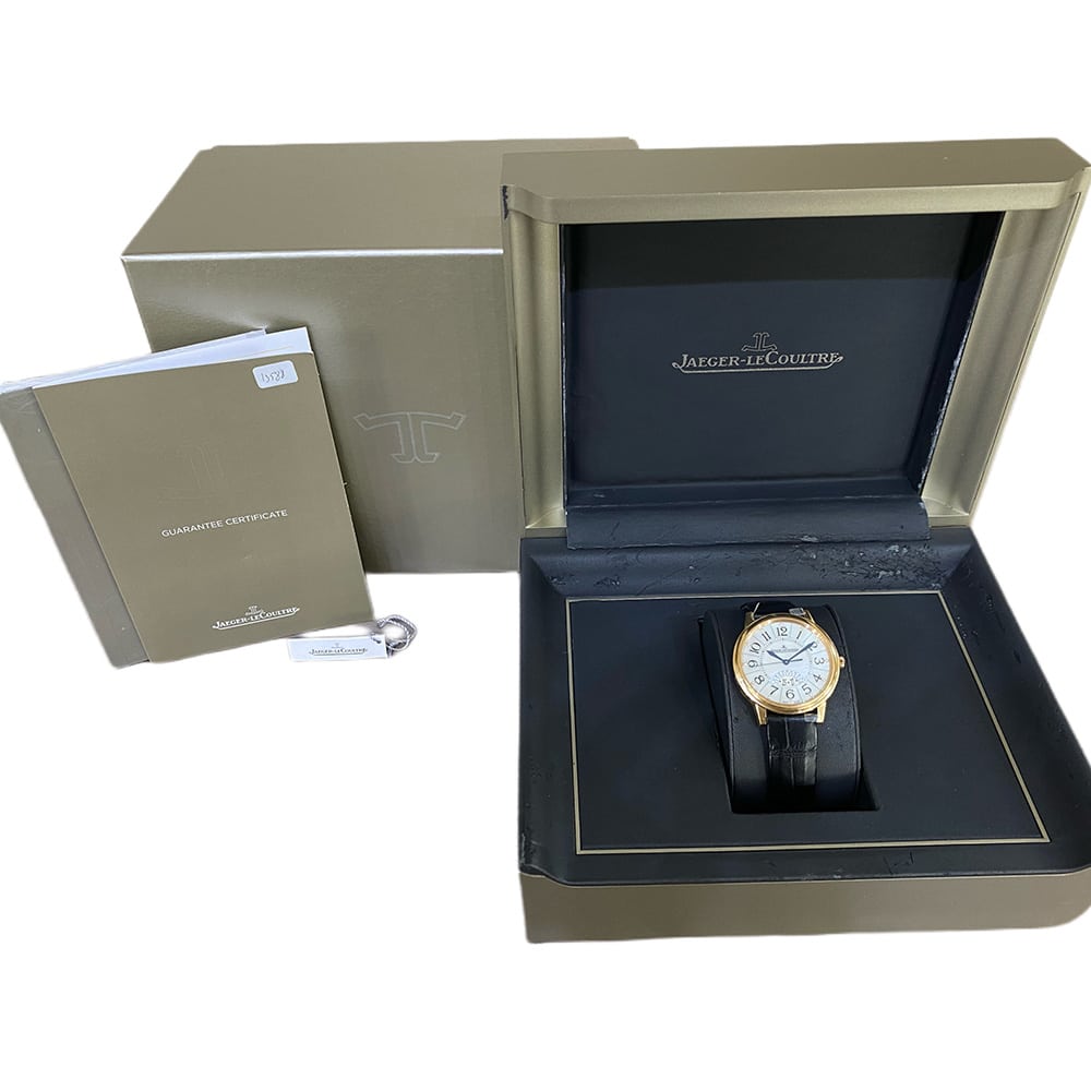 Jaeger-LeCoultre Rendez-Vous Q3542490 Rose Gold with Black Leather Watch White Dial 2018