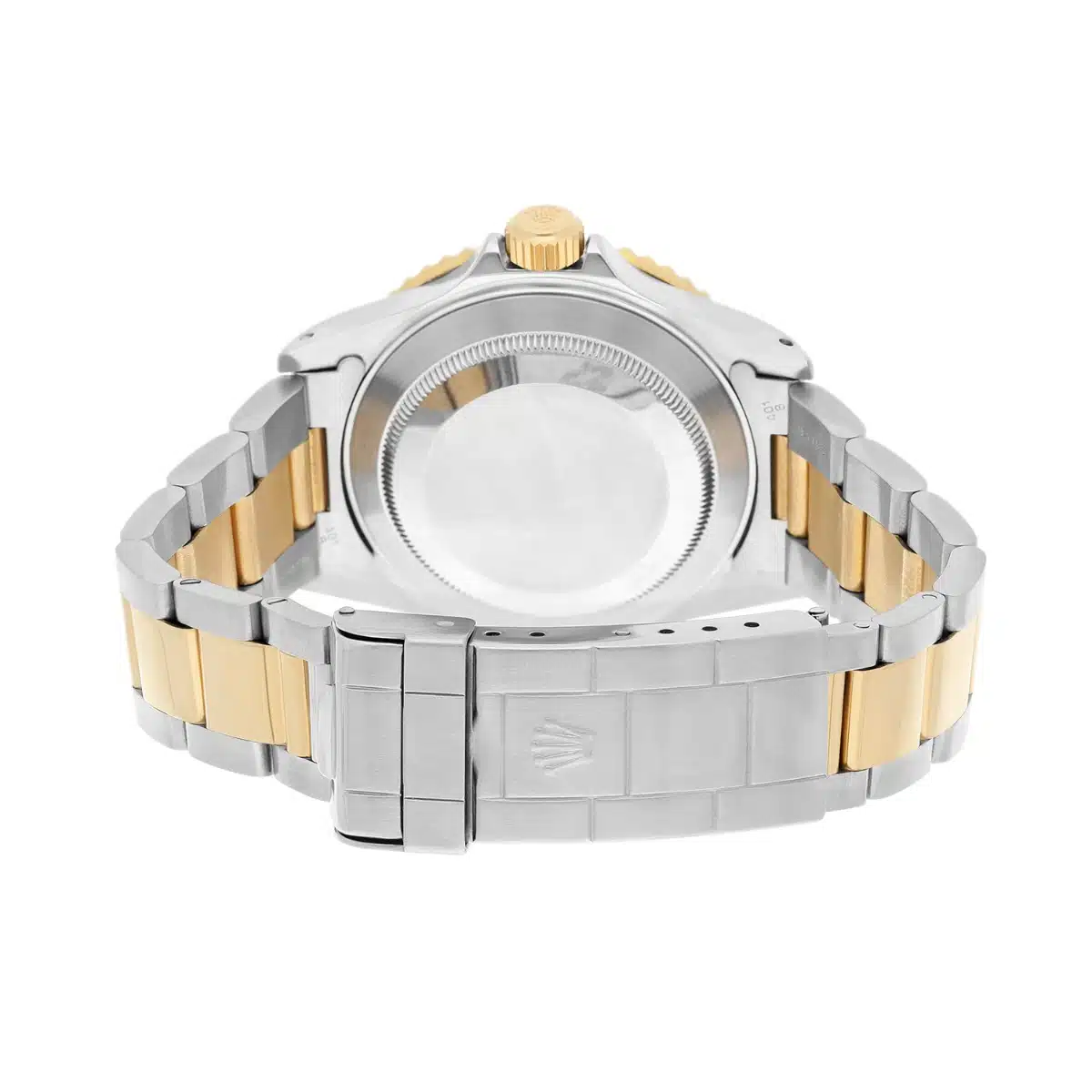 Rolex Submariner 18k Yellow Gold/Steel Serti Gold Diamond Dial Mens Watch 16613 – image 7