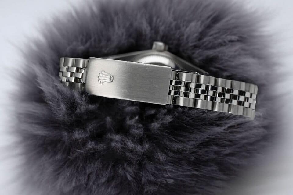 Rolex Datejust 31 Stainless Steel Watch Silver Dial with Diamond Bezel 68274