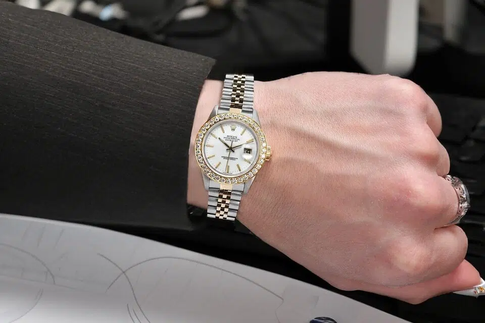 Rolex Lady-Datejust 26 mm White Index Dial Two Tone Ladies Diamond Watch 69173 – image 7