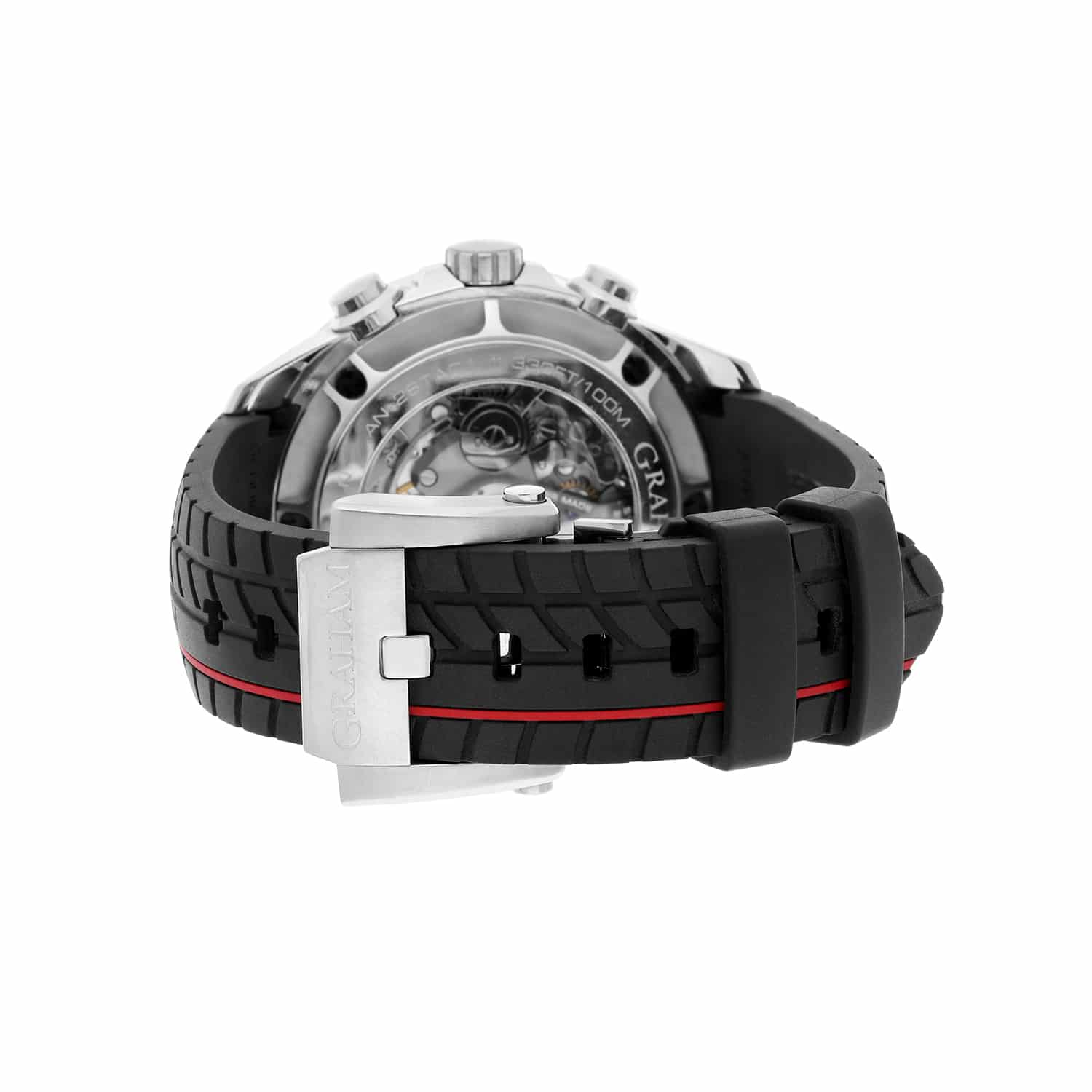 Graham Silverstone RS Skeleton Red Automatic Men's Limited Edition Watch 2STAC1.B01A.K89F