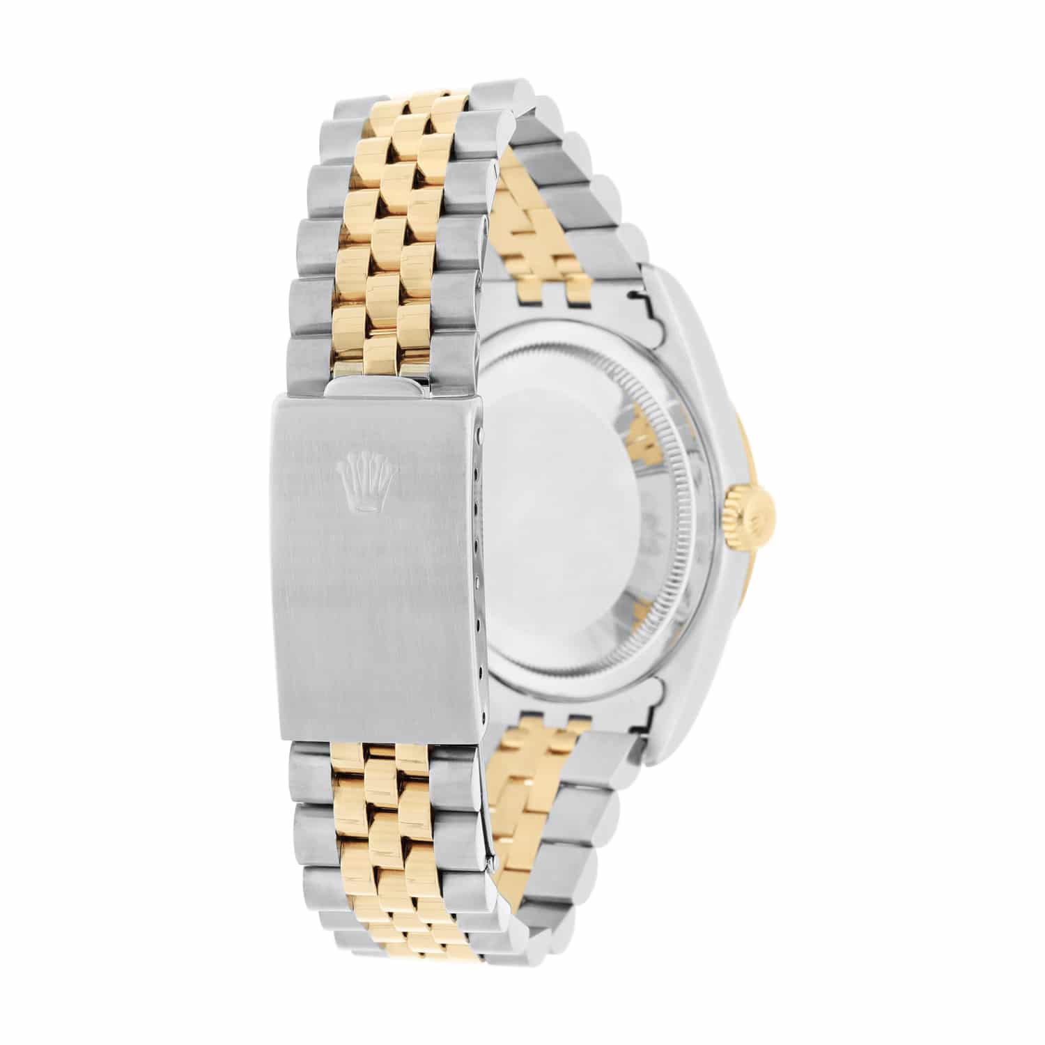 Rolex Datejust 36mm 16013 Two Tone Champagne Linen Dial Jubilee Circa 1981