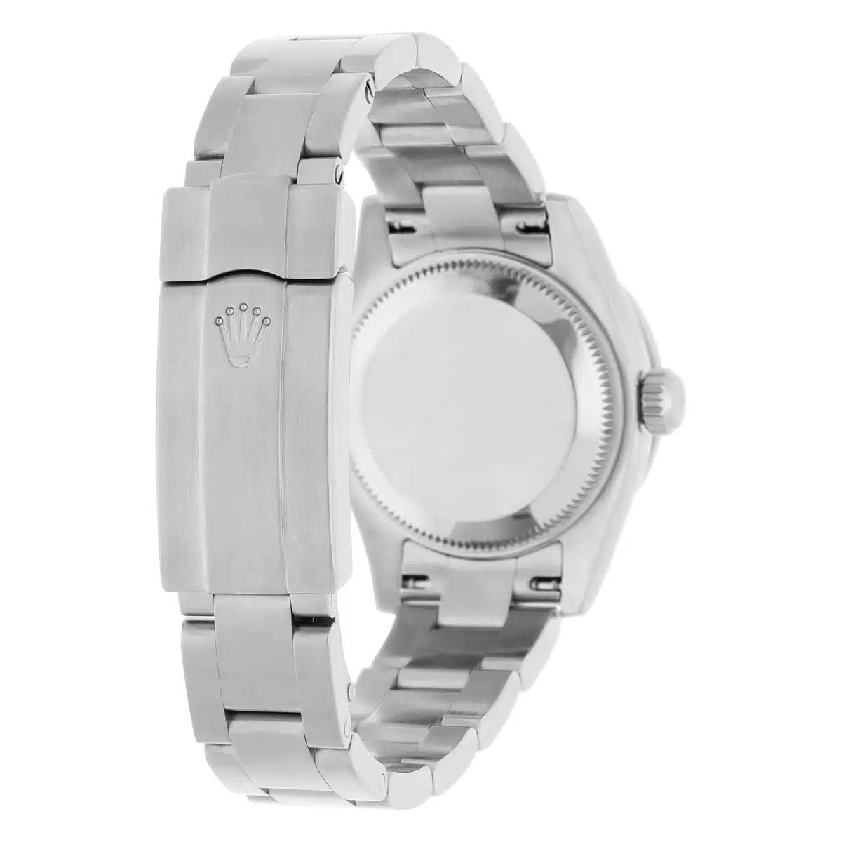 Rolex 26mm OP Silver Dial Stainless Steel Ladies Watch 176200 Diamond Accent – image 7