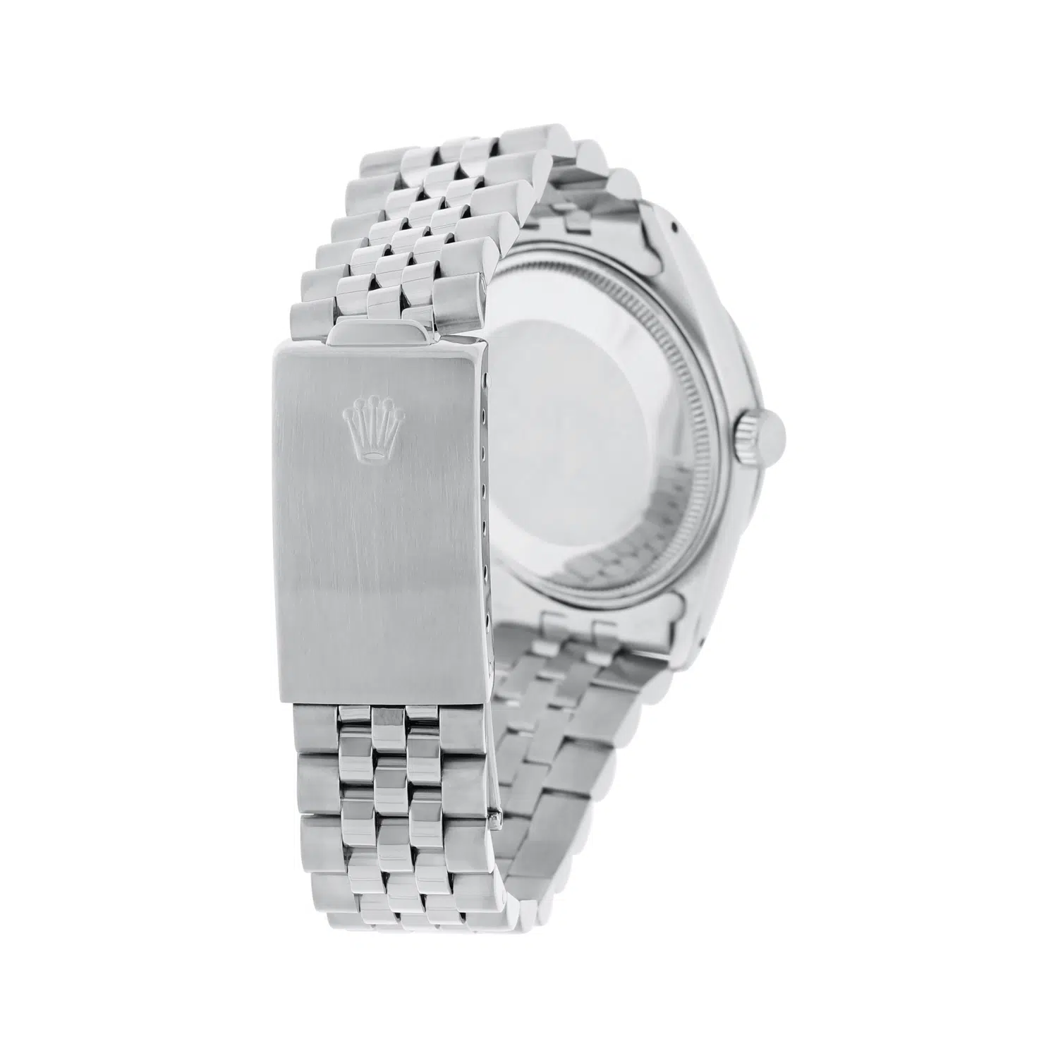 Rolex Oyster Perpetual Date Stainless Steel Watch Jubilee Band Black Index Dial 15000 – image 8